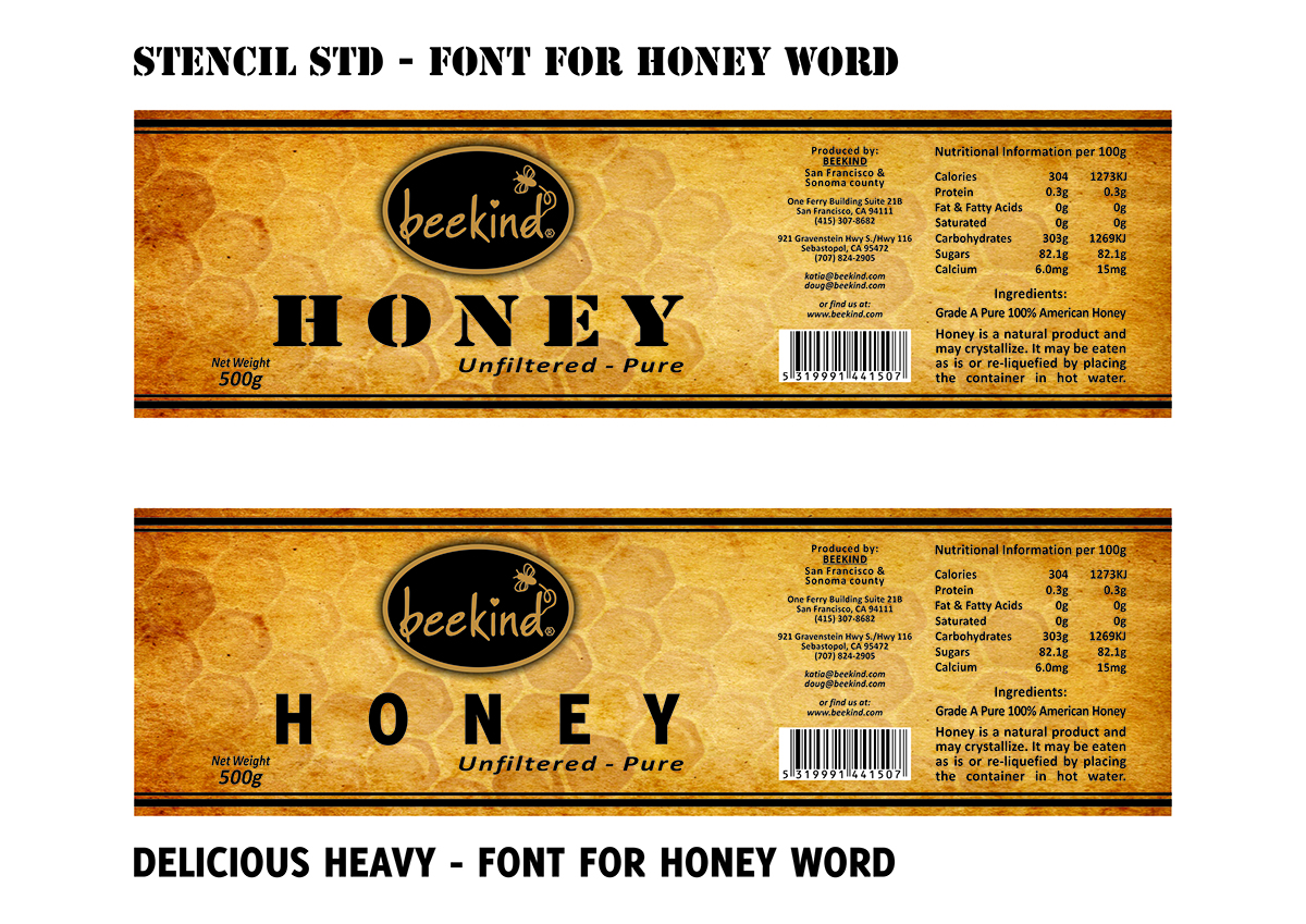 Label Design by DASO for Beekind | Design #4418239