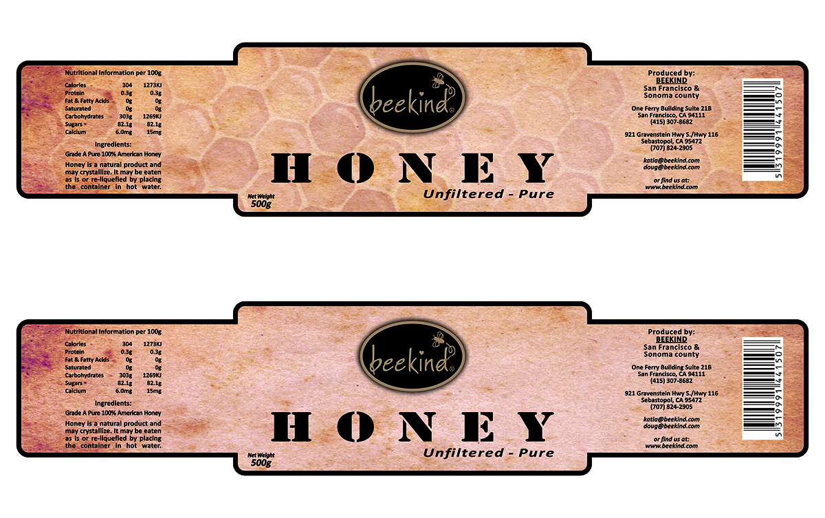 Label Design by DASO for Beekind | Design #5245094