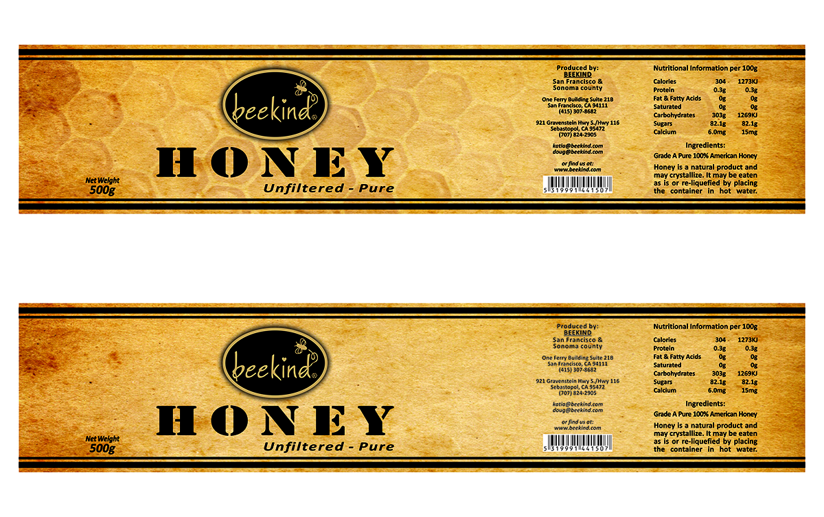 Label Design by DASO for Beekind | Design #5245105