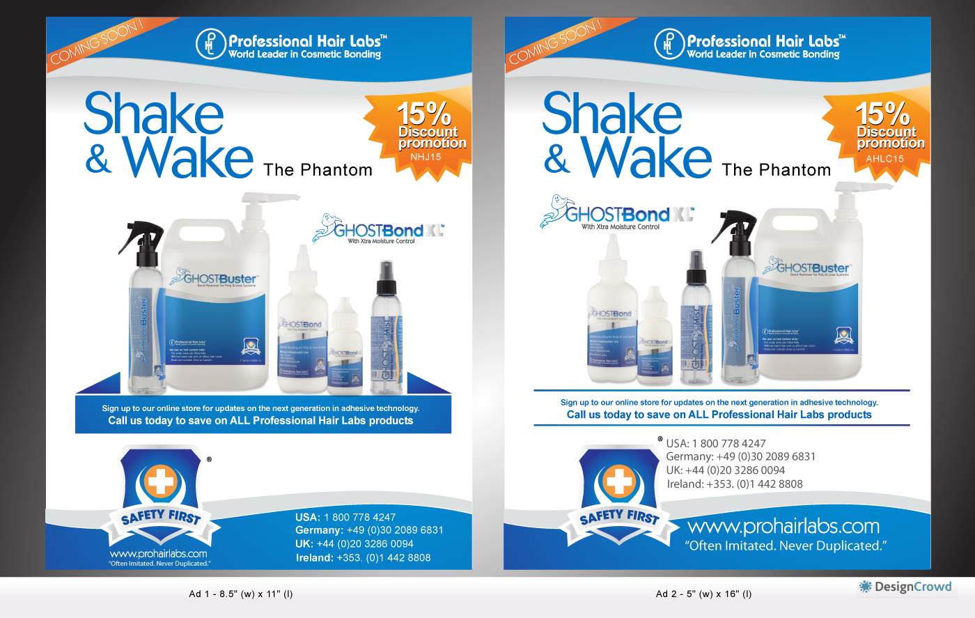 Advertisement Design by designgreen for Professional Hair Labs | Design #1084018