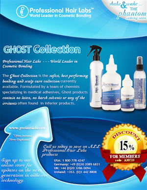 Design Publicitaire par CelestialBeing pour Professional Hair Labs | Design : #1087234