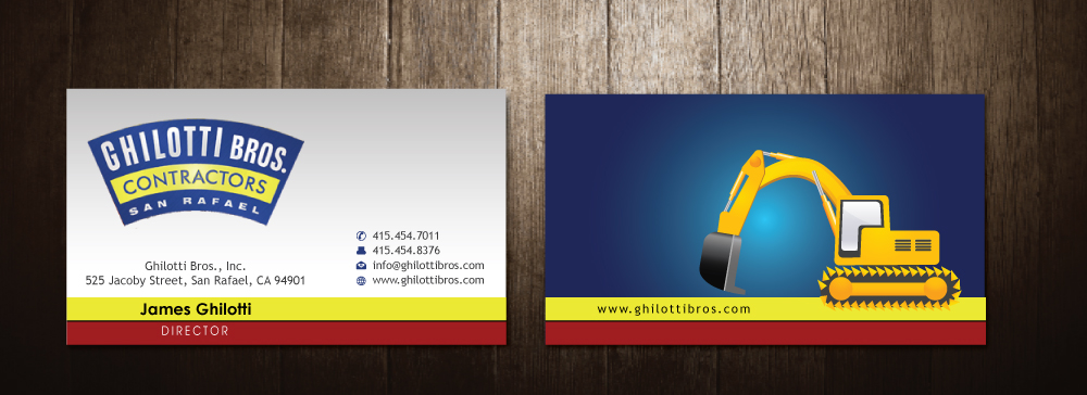 Business Card Design by meet007 for this project | Design #3979764