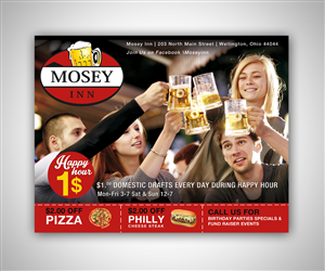 Mosey Inn Weekly Special Flyer | Flyer-Design von neboica