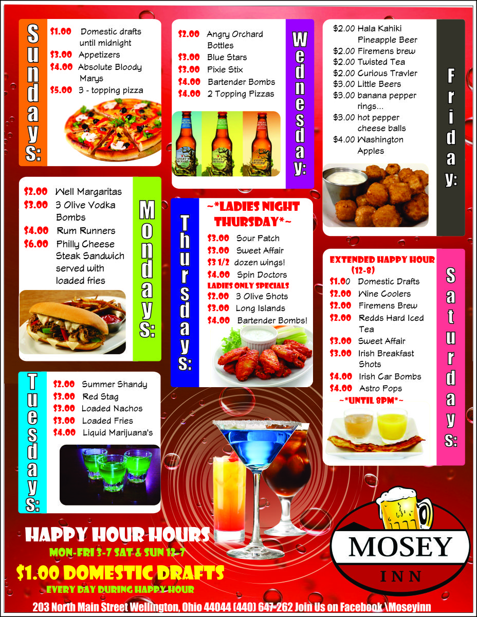 Flyer Design by premnice for Mosey Inn | Design #4093117