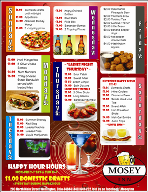 Flyer Design by premnice for Mosey Inn | Design: #4093117