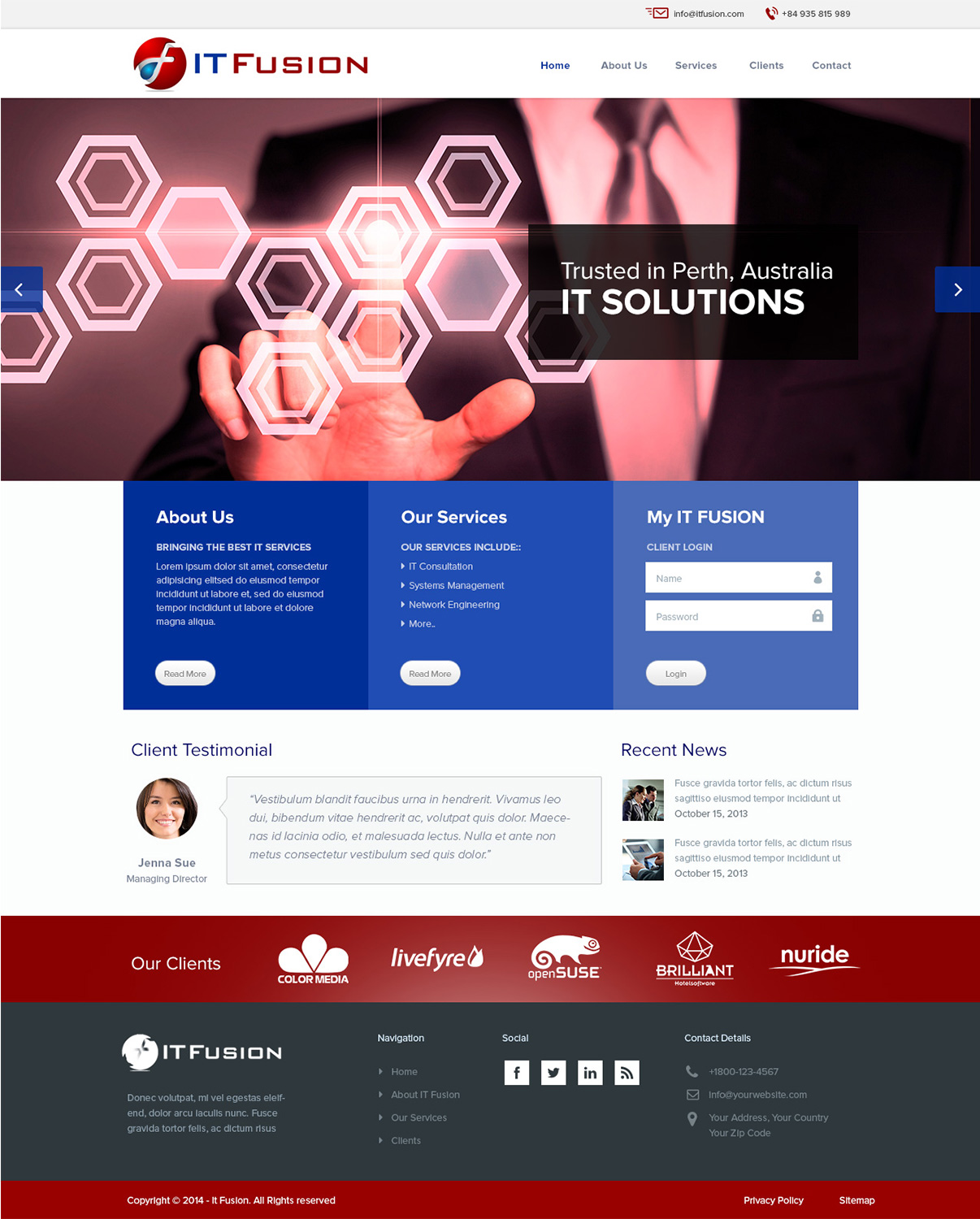 Web Design by Emmanuel for this project | Design #4082919