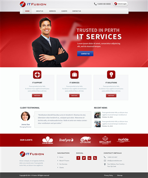 Web Design by Emmanuel for this project | Design: #4091069