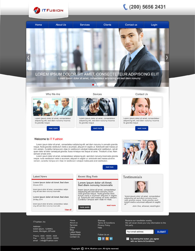 Web Design by DesignXyz for this project | Design #3993319