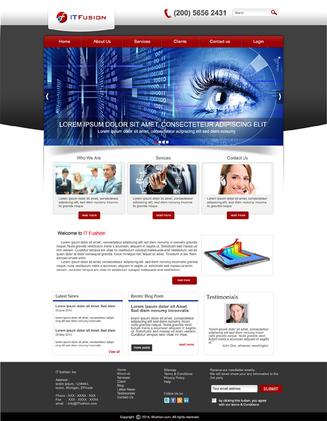 Web Design by DesignXyz for this project | Design #4021510