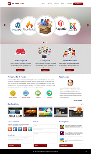 Web Design by pb for this project | Design: #3992144