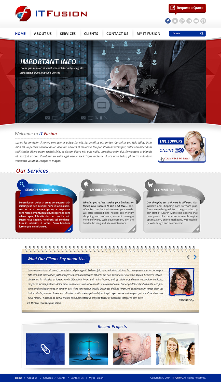 Web Design by Creative Usha for this project | Design #3990332