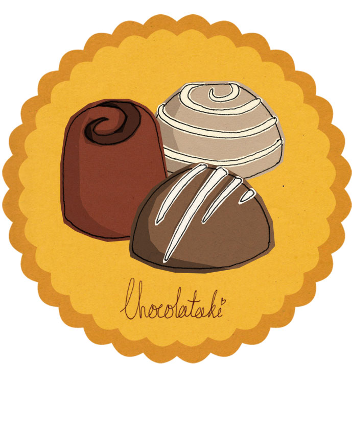 Logo Design for chocolataki - handmade chocolate by daisydesigns ...