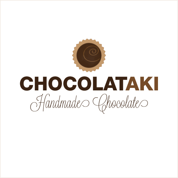 Logo Design for chocolataki - handmade chocolate by elpisk | Design ...