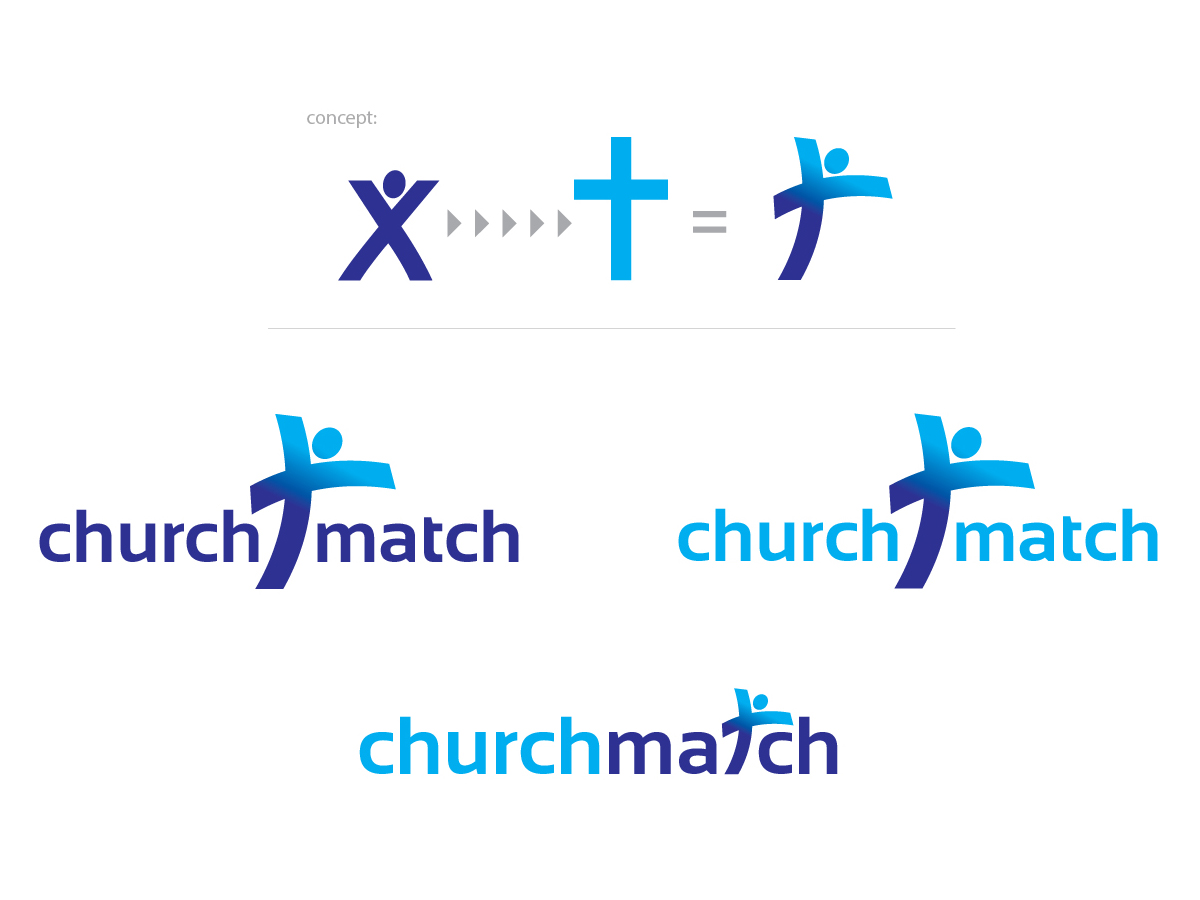 Logo Design by AngelWings for ChurchMatch.com | Design #1128791