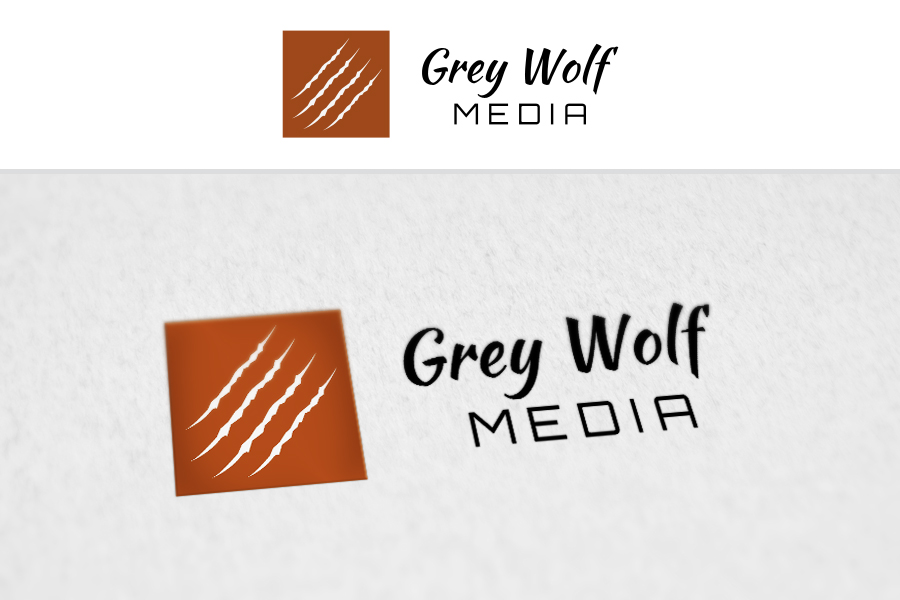 Logo Design by ketoprofen for Grey Wolf Media | Design #4064153