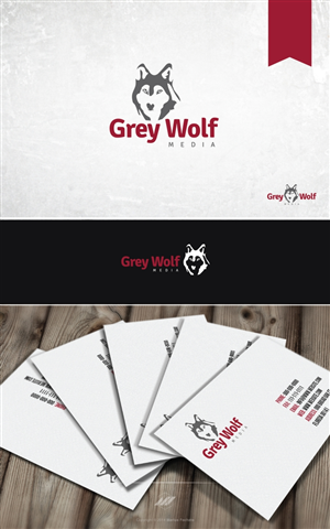 Logo Design by Marius Fechete for Grey Wolf Media | Design #4003285
