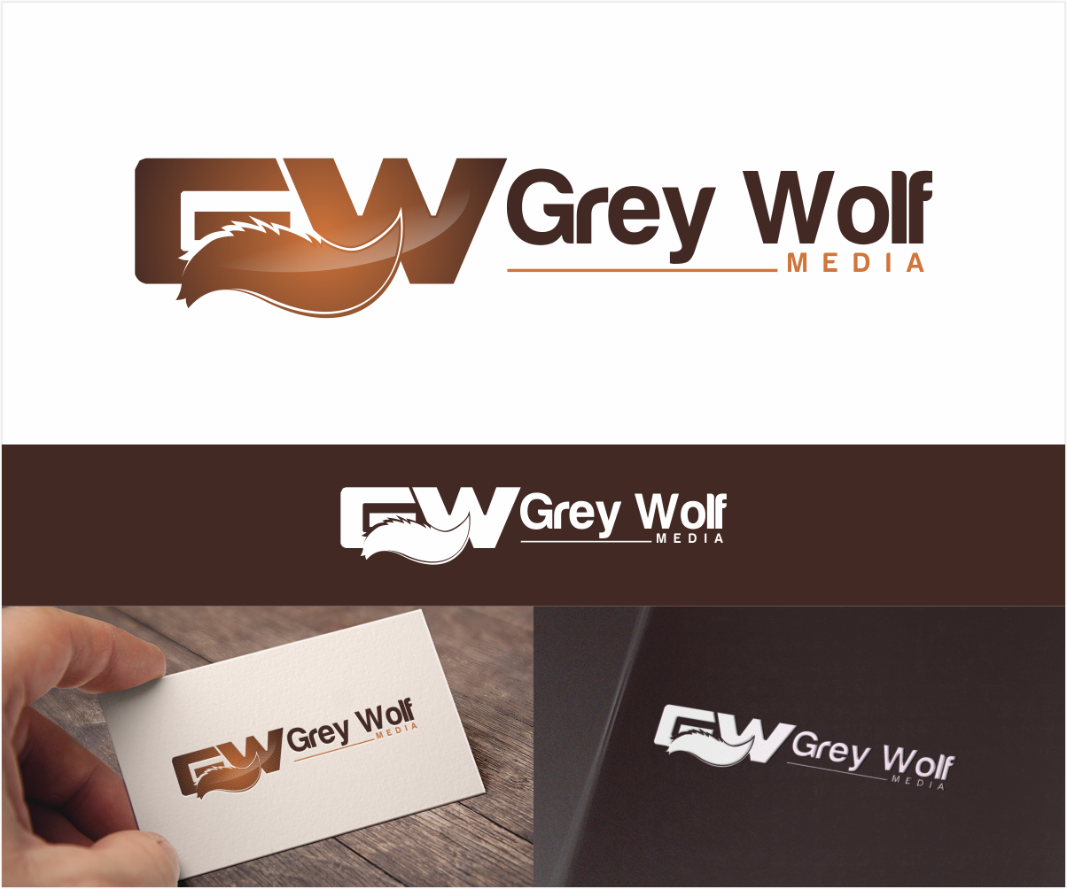 Logo Design by ninisdesign for Grey Wolf Media | Design #3998046