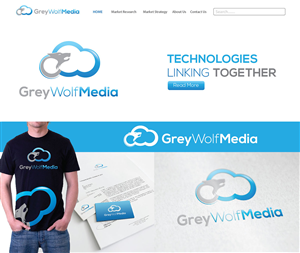 Logo Design by TechWise for Grey Wolf Media | Design #3992611
