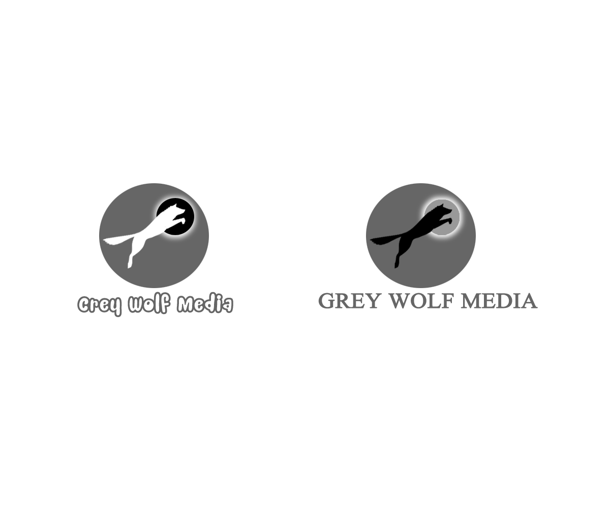 Logo Design by R O N I E for Grey Wolf Media | Design #4033415