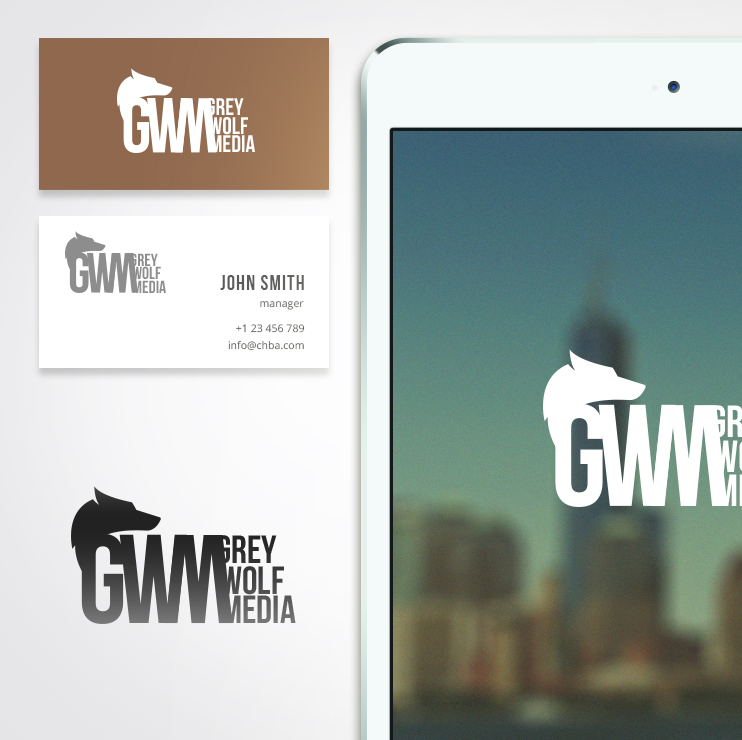Logo Design by studio-sfp.com for Grey Wolf Media | Design #4046408