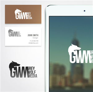 Logo Design by studio-sfp.com for Grey Wolf Media | Design: #4046408