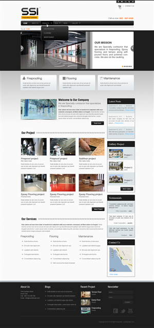 SSI website | Diseño Web por AriefK