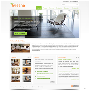 Web Design by pb for this project | Design: #1117446