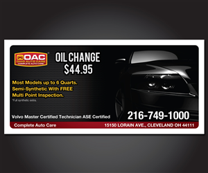 Ohio Auto Credit- Free Oil Change letters