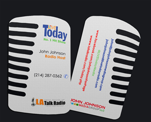 Business Card Design by SAIFUL 7 for LIVE Today Radio with John Johnson | Design: #4023068