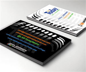 Business Card Design by Sindelar Jaroslav for LIVE Today Radio with John Johnson | Design: #4057587