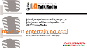 Business Card Design by zoe.hodgson for LIVE Today Radio with John Johnson | Design: #3988608