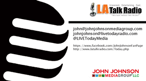 Business Card Design by zoe.hodgson for LIVE Today Radio with John Johnson | Design: #3988642