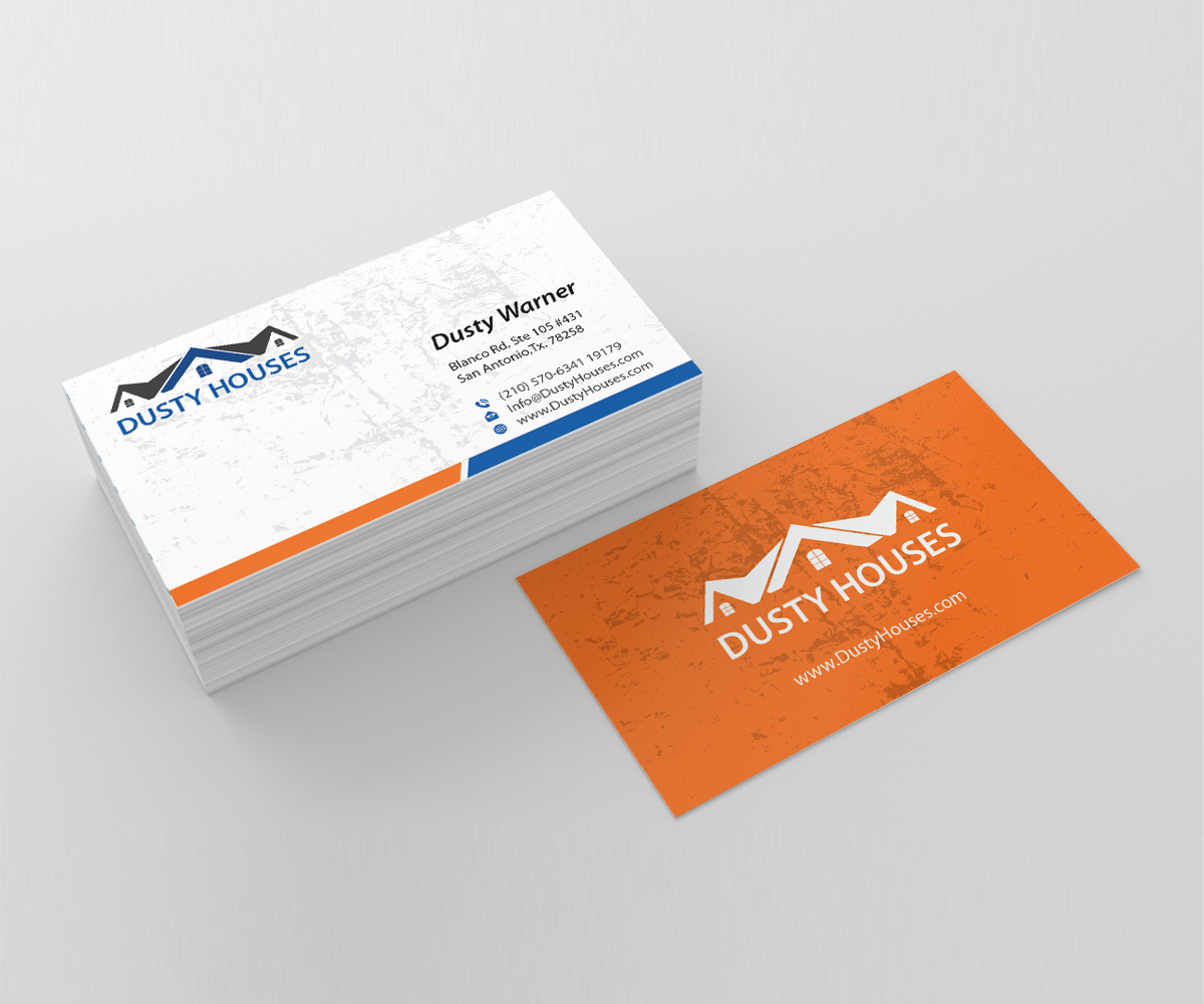 Business Card Design by joliau for Dusty Houses | Design #3996485