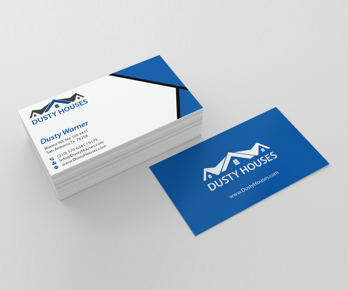 Business Card Design by joliau for Dusty Houses | Design #3996492