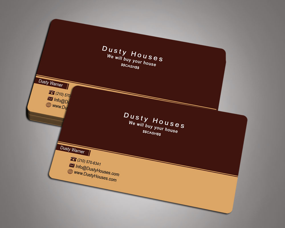 Business Card Design by vishvakarmain for Dusty Houses | Design #3984885