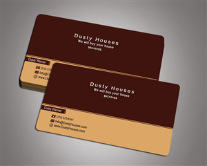 Business Card Design by vishvakarmain for Dusty Houses | Design #3984885