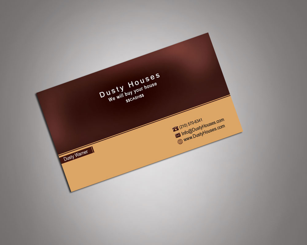 Business Card Design by vishvakarmain for Dusty Houses | Design #3984933