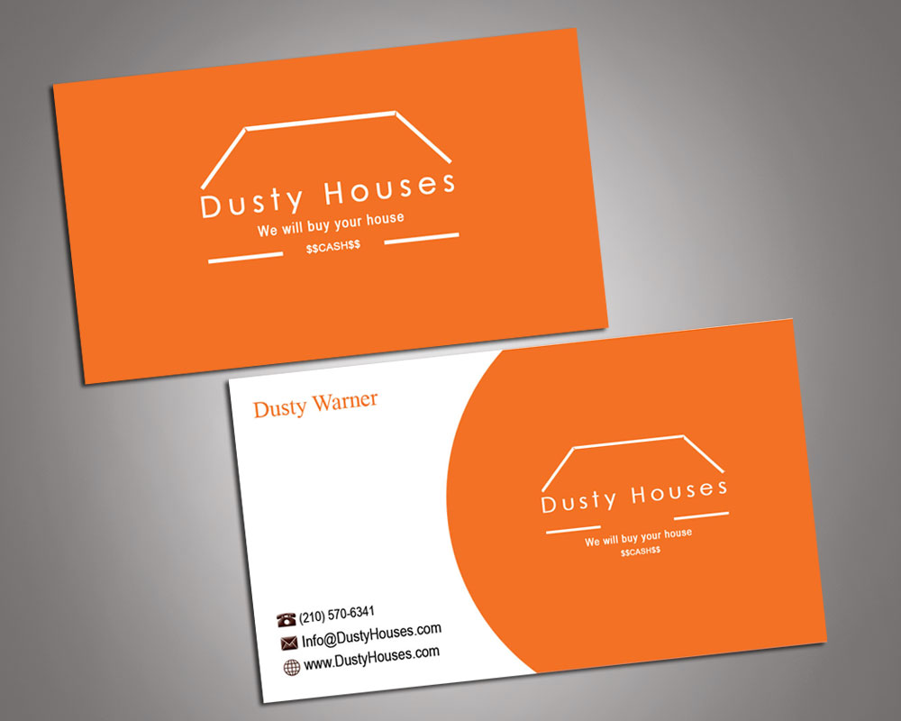 Business Card Design by vishvakarmain for Dusty Houses | Design #3992212