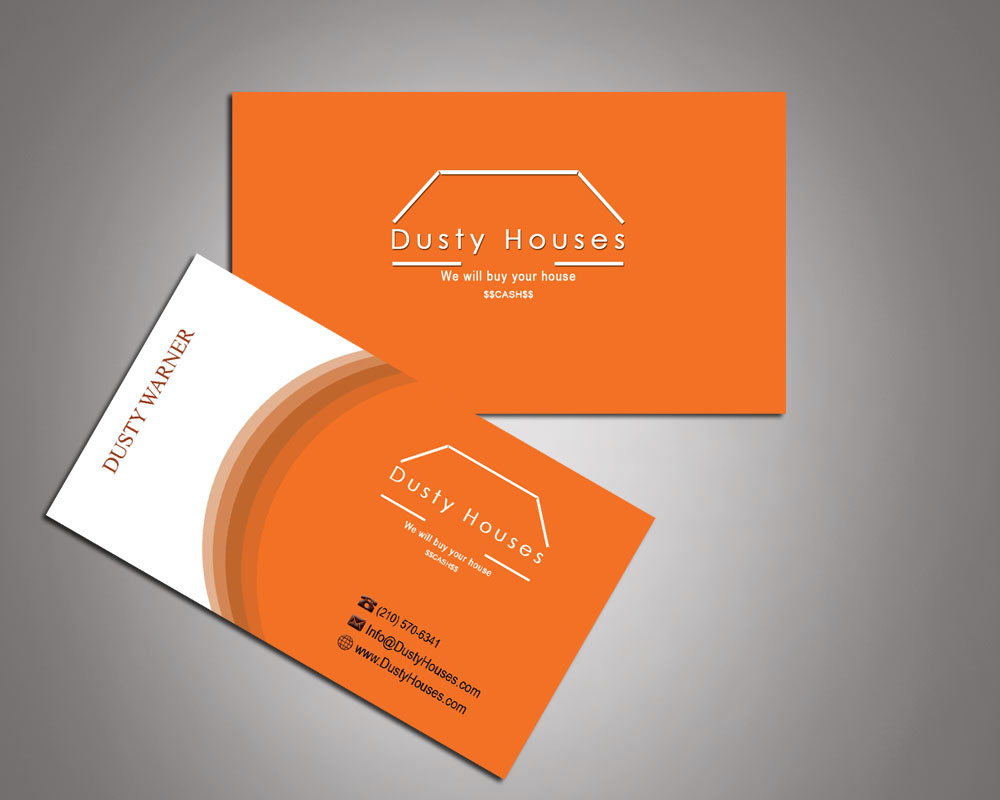 Business Card Design by vishvakarmain for Dusty Houses | Design #3992304