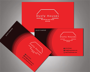 Business Card Design by vishvakarmain for Dusty Houses | Design: #3992399