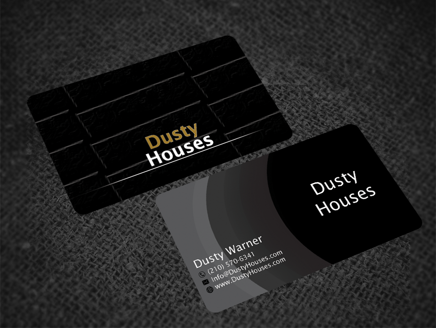 Business Card Design by shaikhdesign for Dusty Houses | Design #3993771