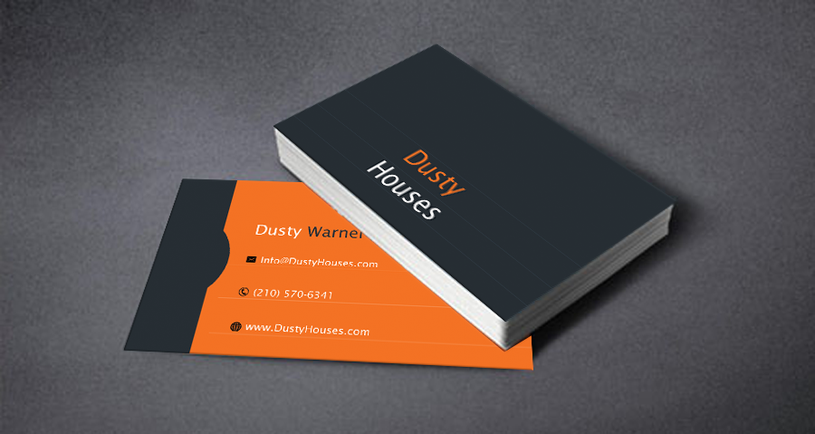 Business Card Design by shaikhdesign for Dusty Houses | Design #3994367