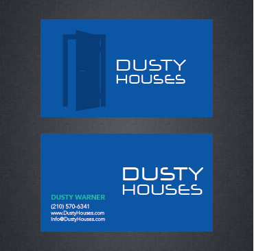 Business Card Design by romy for Dusty Houses | Design #3986720