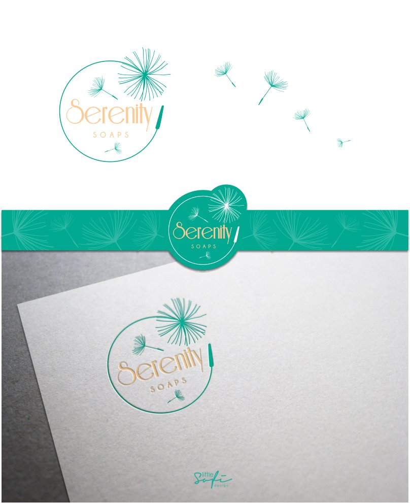 Logo Design by Little Sofi for Serenity Soaps | Design #4087242