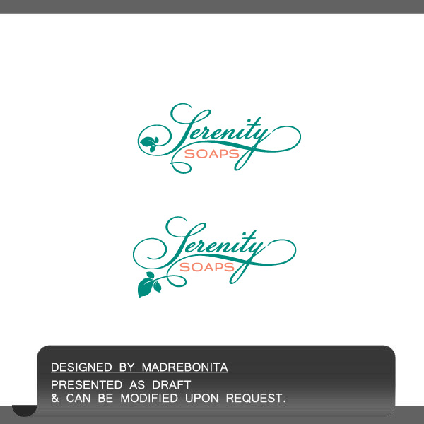 Logo Design by madrebonita for Serenity Soaps | Design #4211075