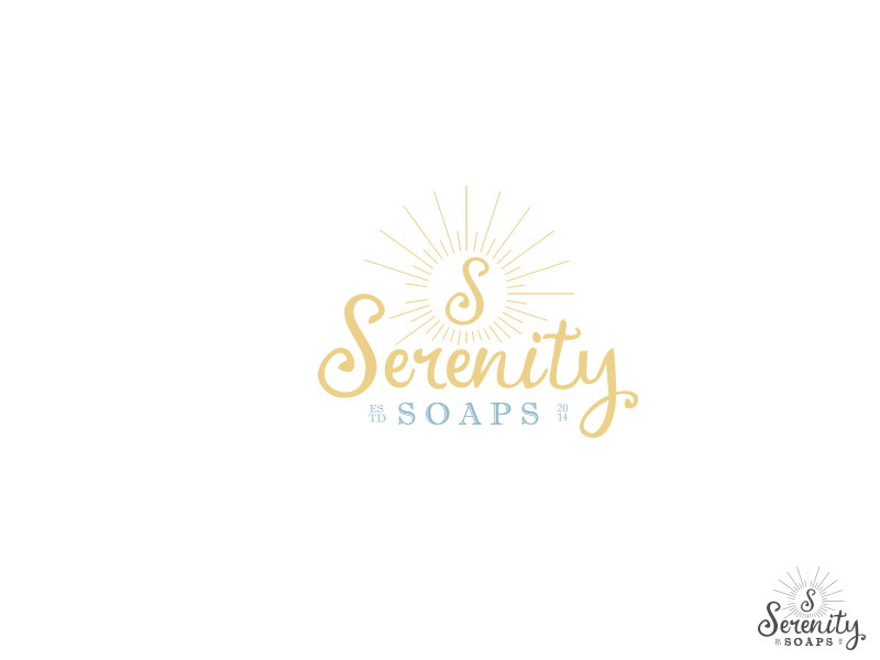 Logo Design by Sesecu for Serenity Soaps | Design #4086929