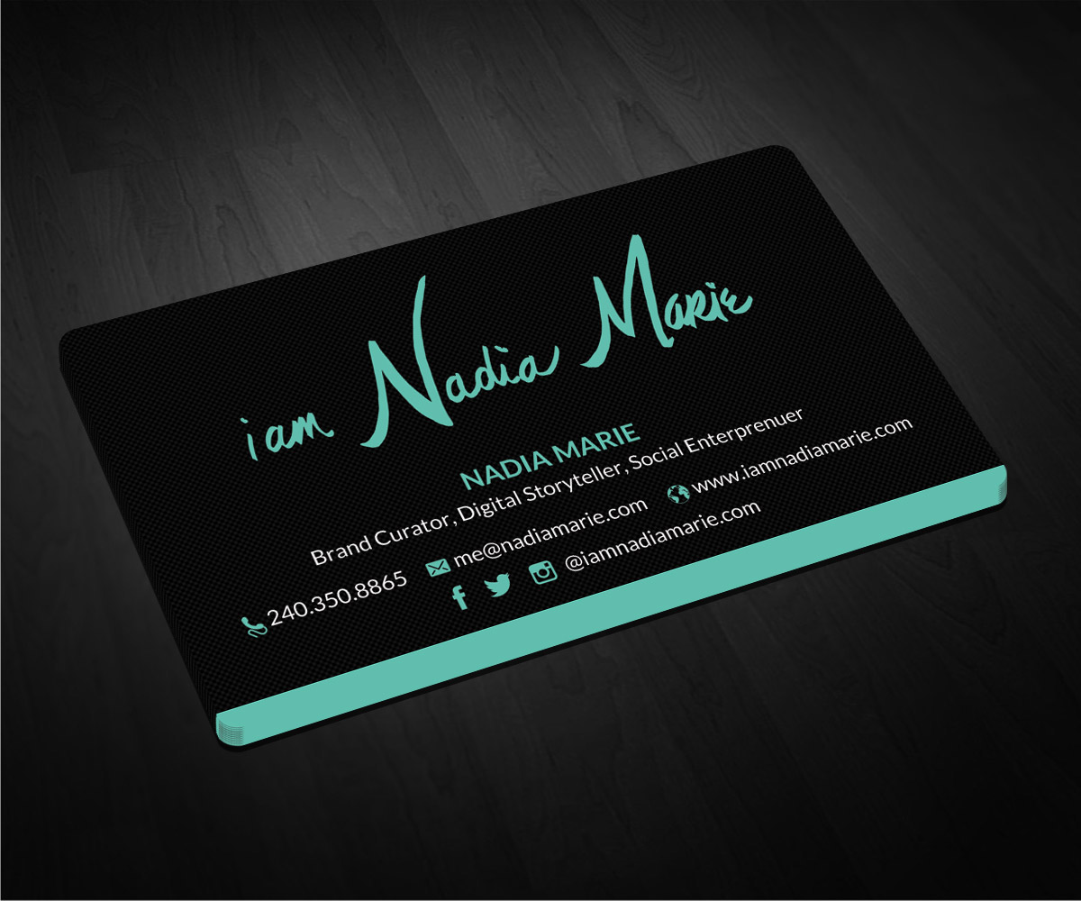Diseño de Tarjeta de Presentación por Sarah Haroon para este proyecto | Diseño #3984785