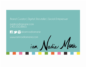 Business Card Design by danabanana for this project | Design: #4005527
