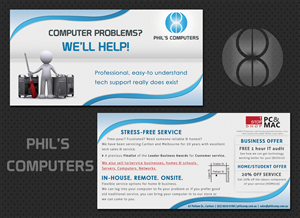 Flyer Design by Creative Chamber for Phils Computers | Design: #1098003