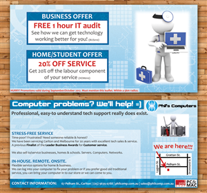 Flyer Design by Levardos for Phils Computers | Design: #1099642